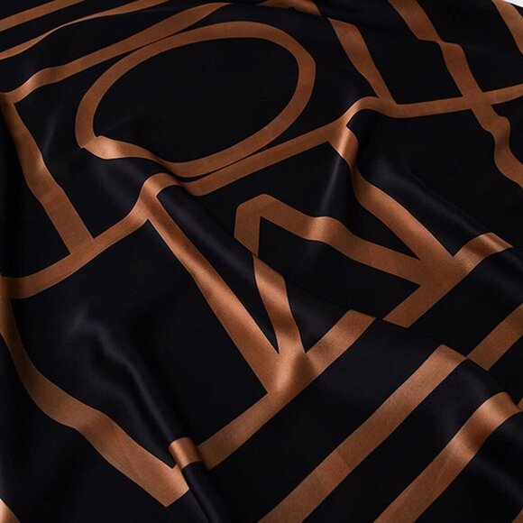 Fashion Scarves Scarf 100% Silk Feeling Scarf Silk Like Scarves Long Lightweight - Picture 5 of 6